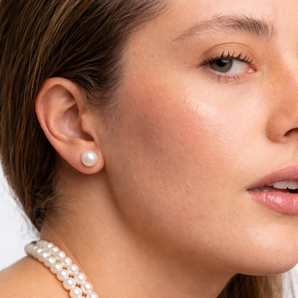 Studs Perla Natural