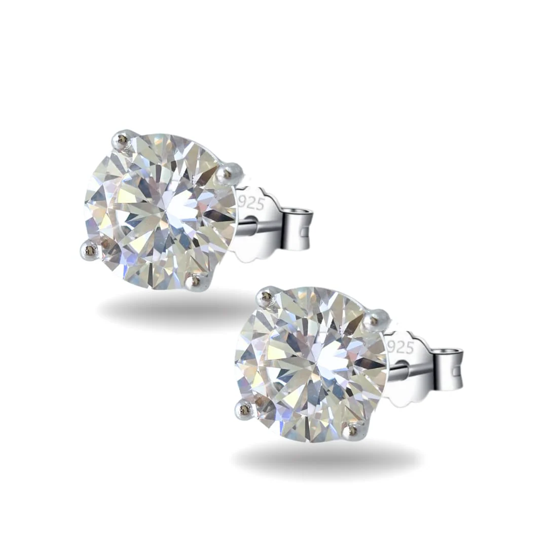 Studs Round Zirconia