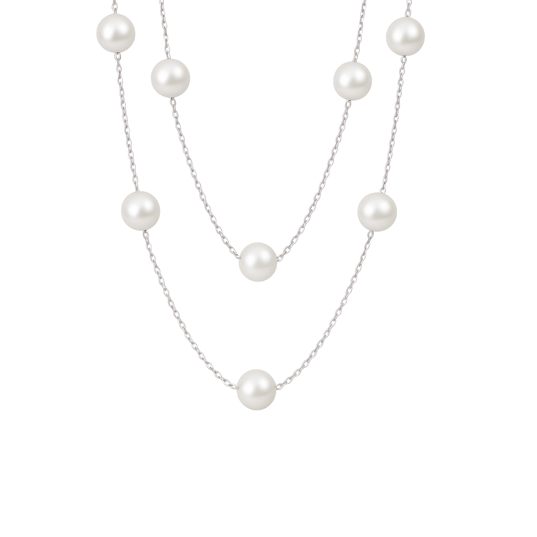 Pearl Infinity Necklace
