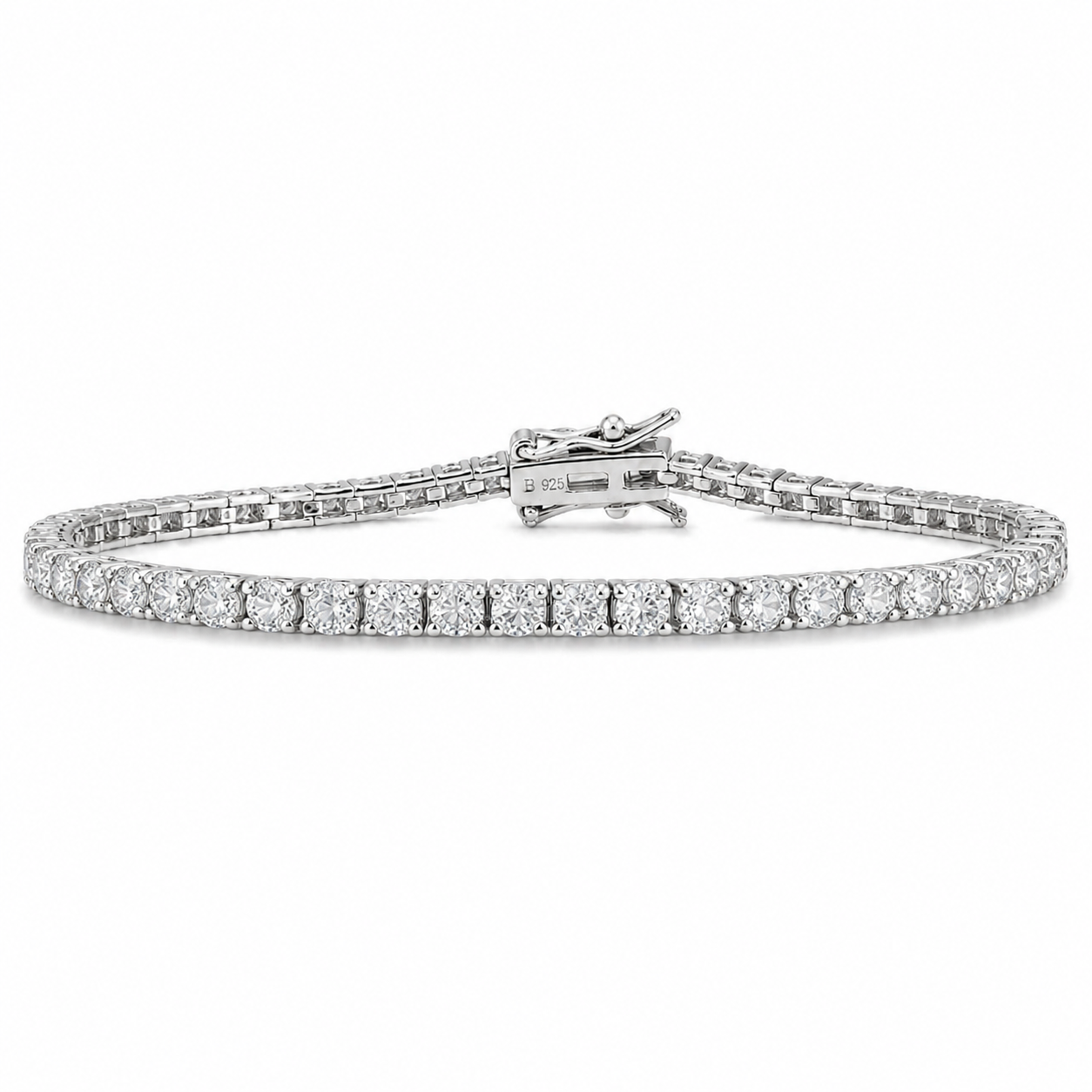 Pulso Tenis Plata 3mm
