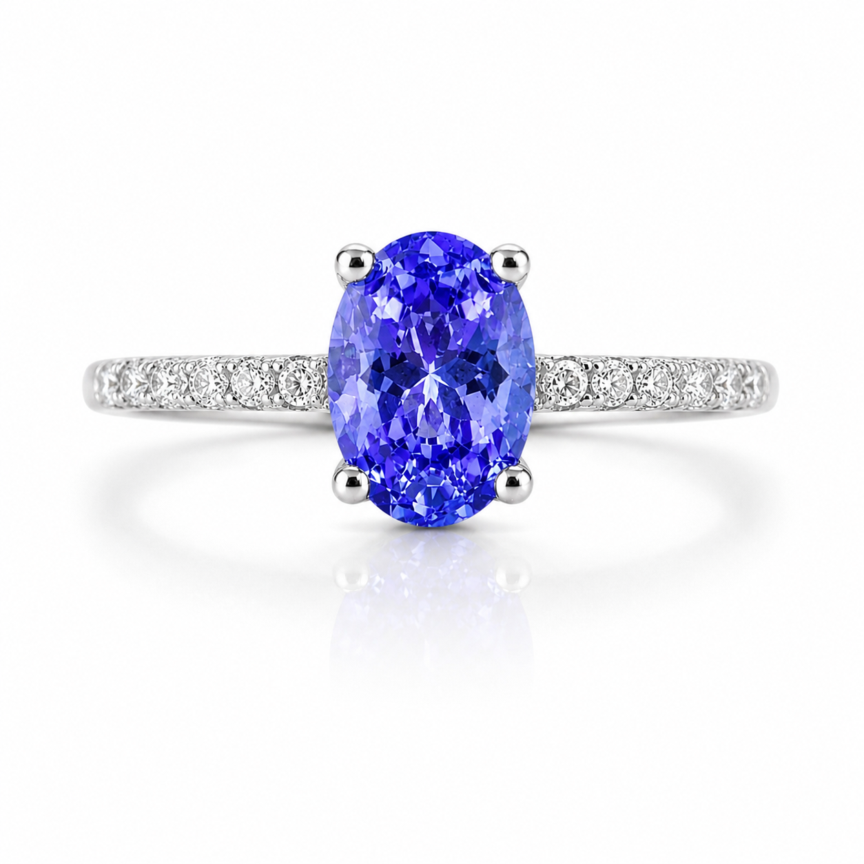 Violet Tanzanite Zirconia Ring