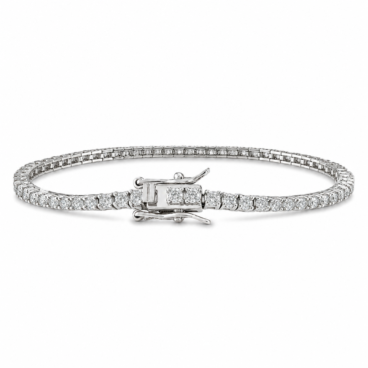 Pulso Tenis Plata 3mm