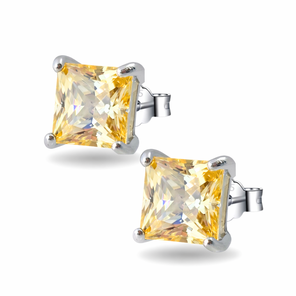 Citrino Princess Cut