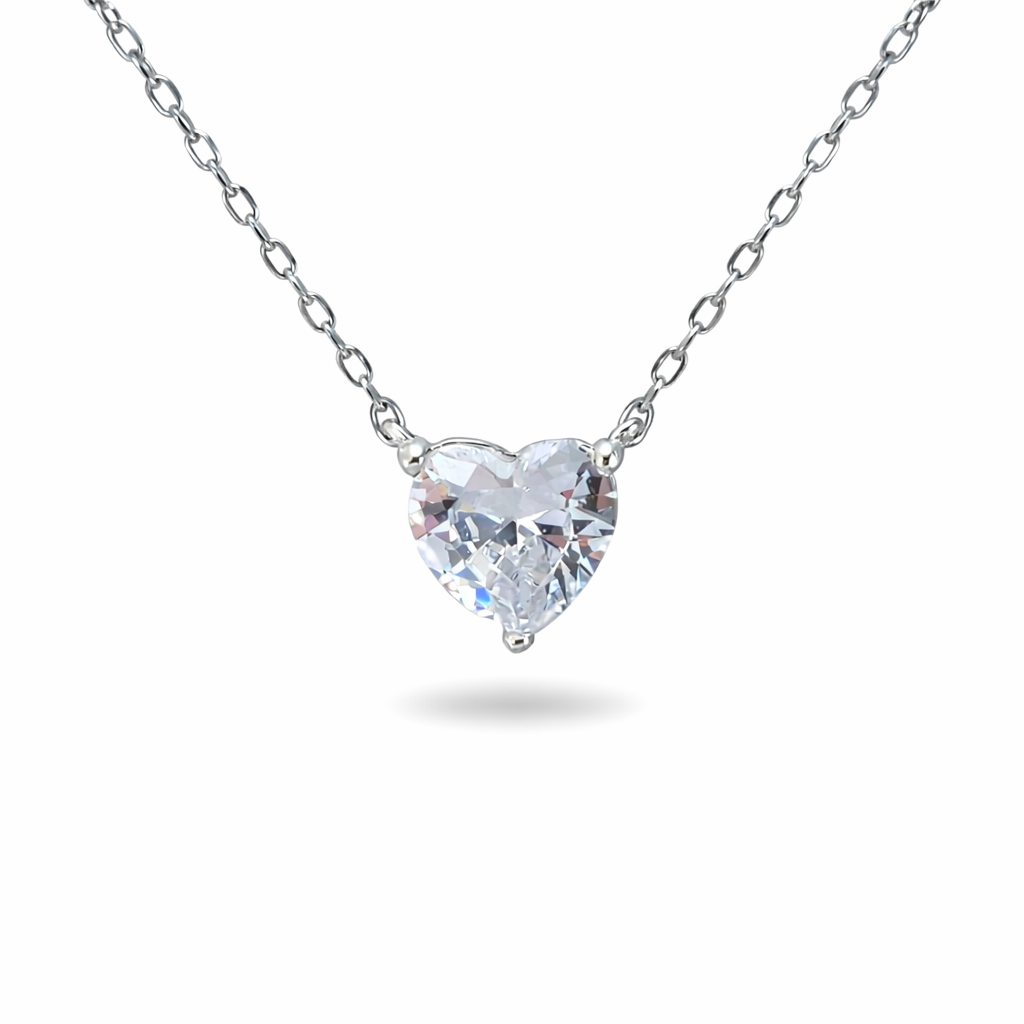 Floating Heart Necklace