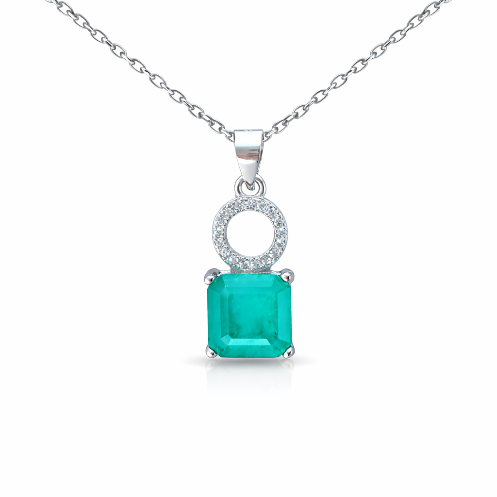 Paraíba Halo Pendant